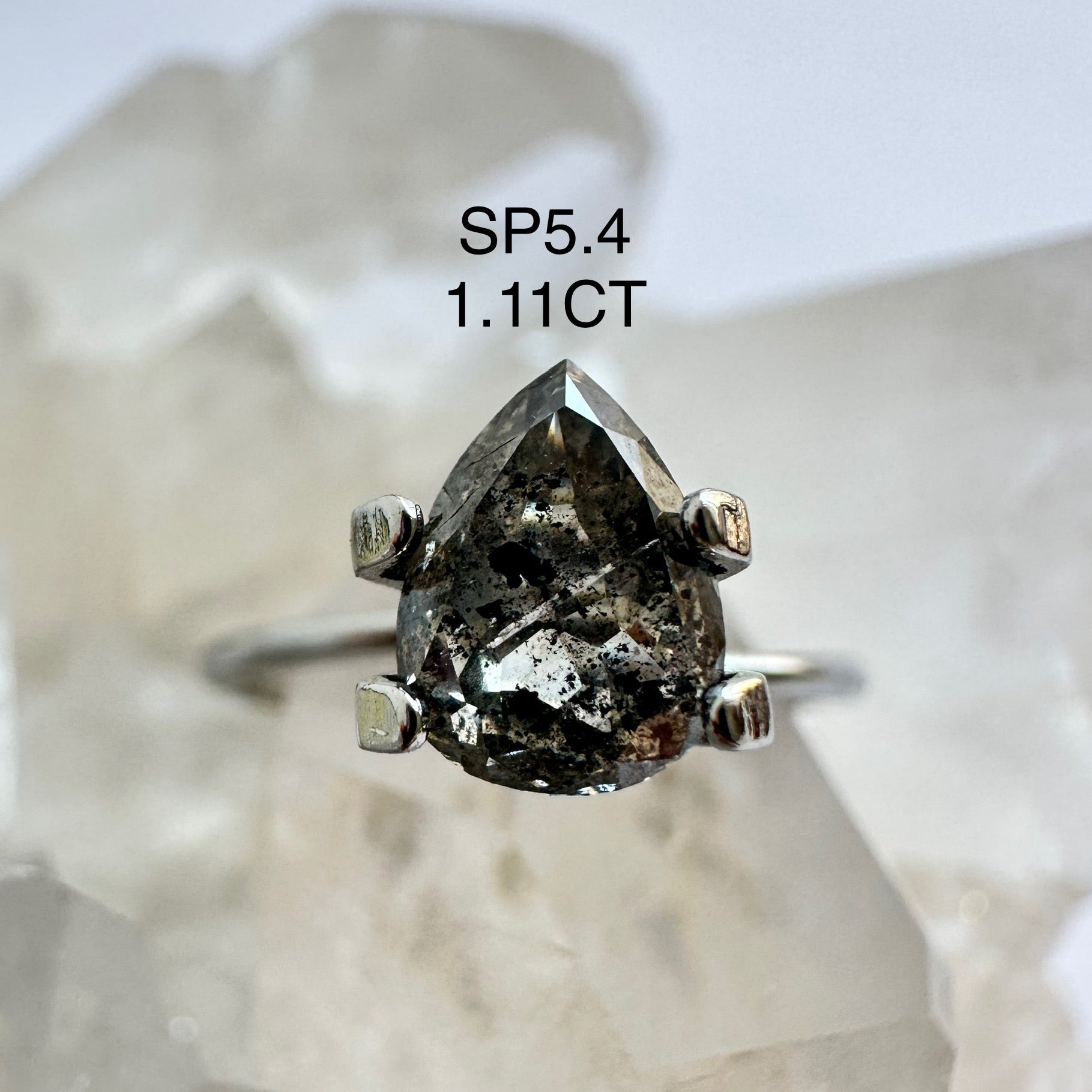 Design Your Own Custom Salt and Pepper Diamond Ring