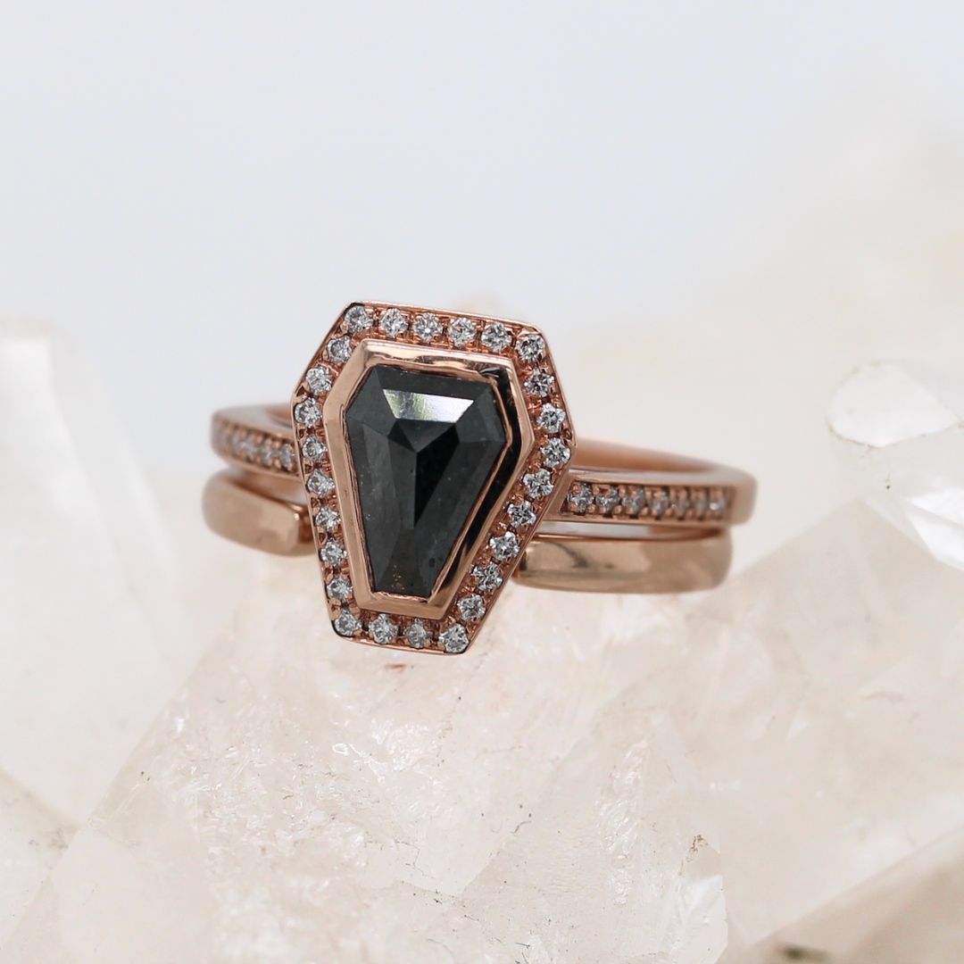 Coffin deals gem rings