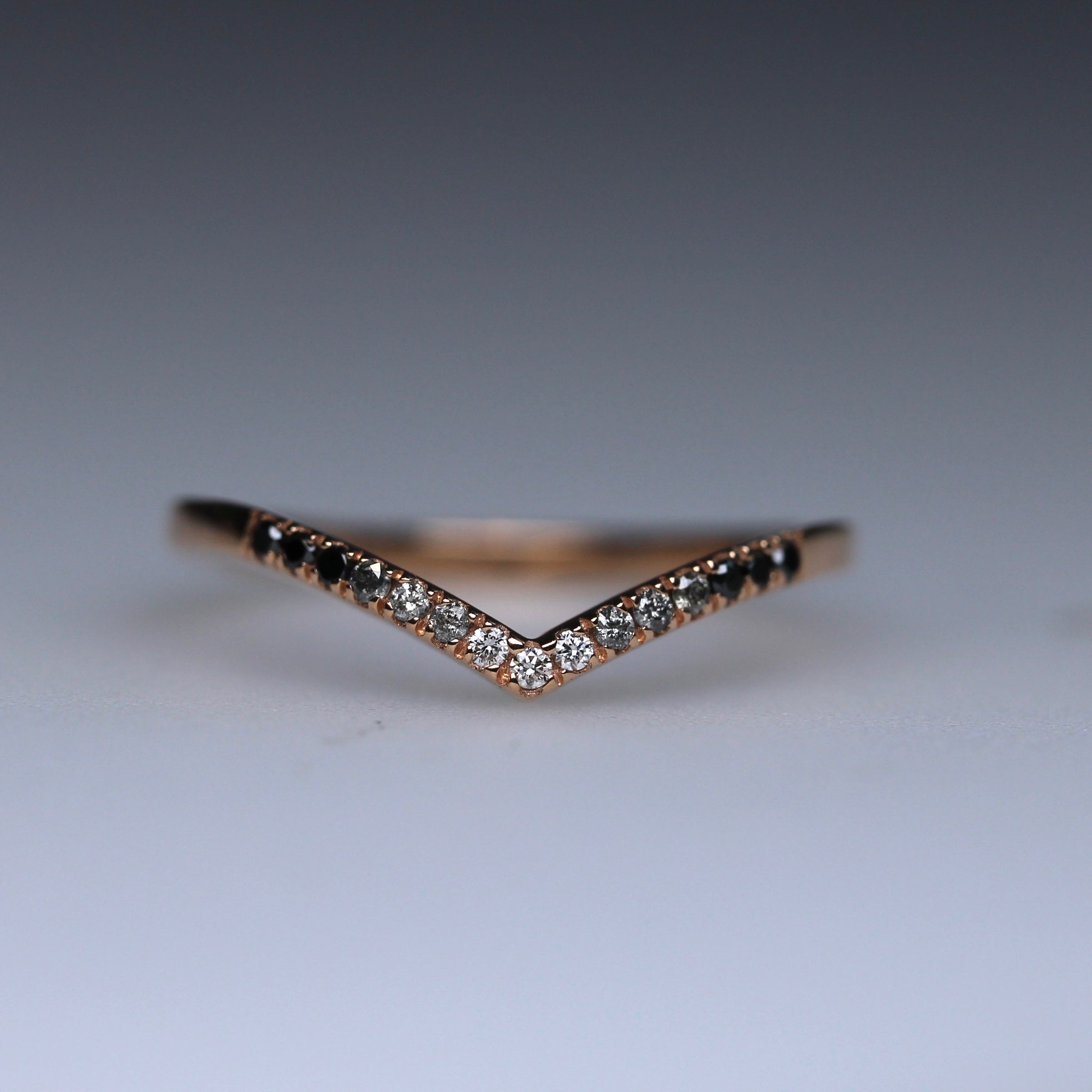 Bespoke 2024 - Diamond Gradient Ring - Rose Gold