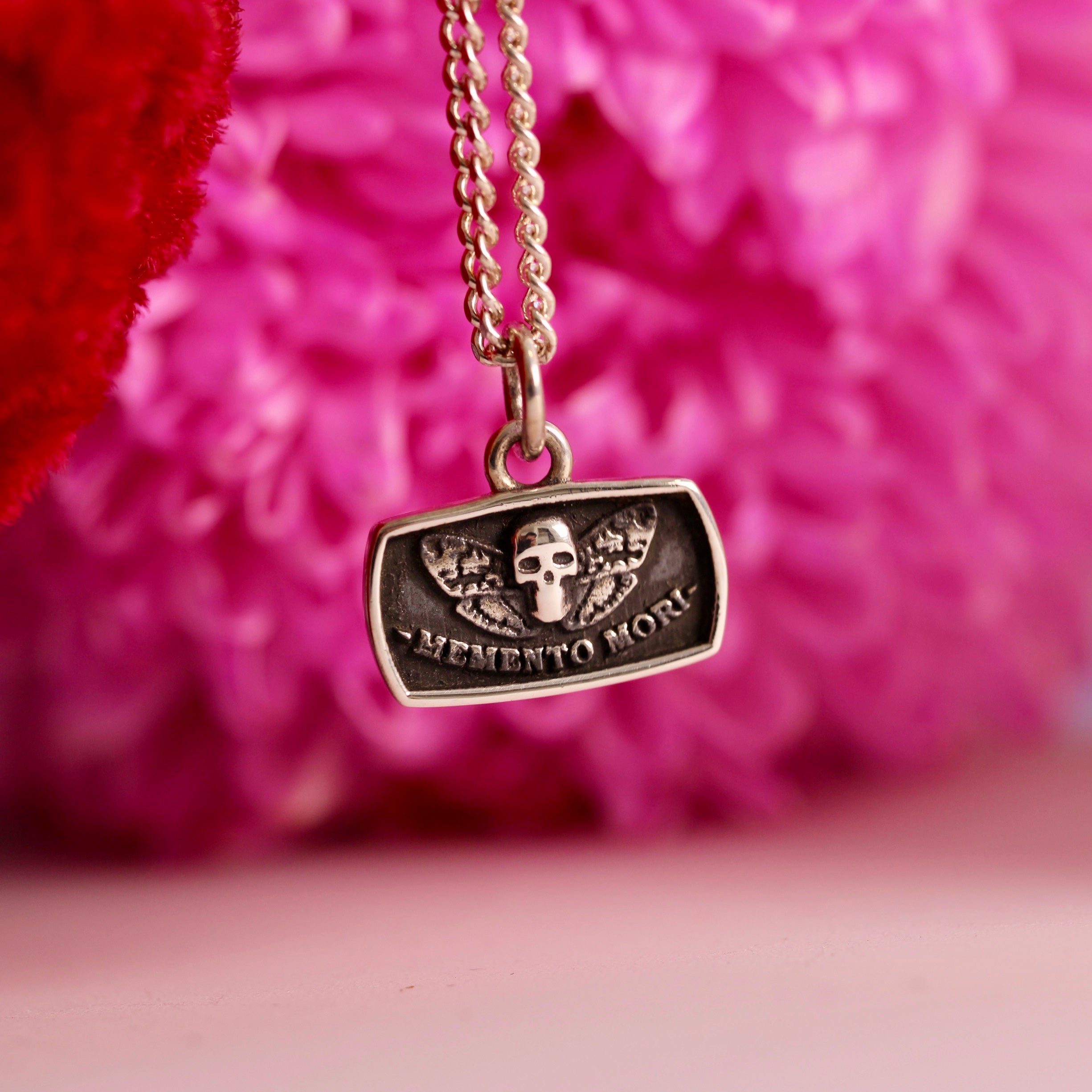 $ALE - Death Moth Necklace - Memento Mori - Ready to Ship