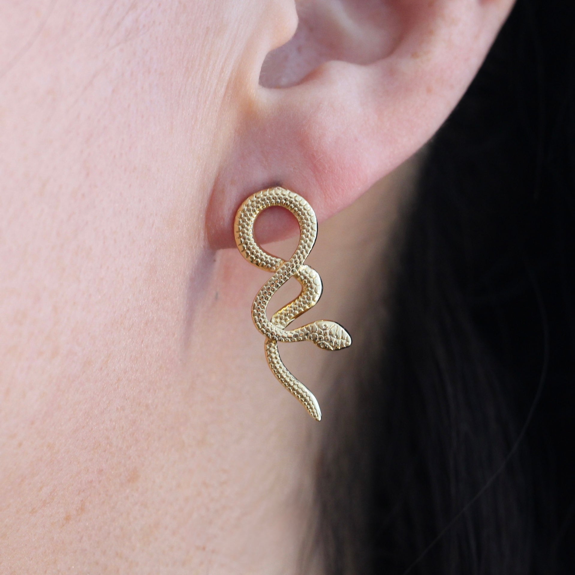 Base ~ Snake Earring