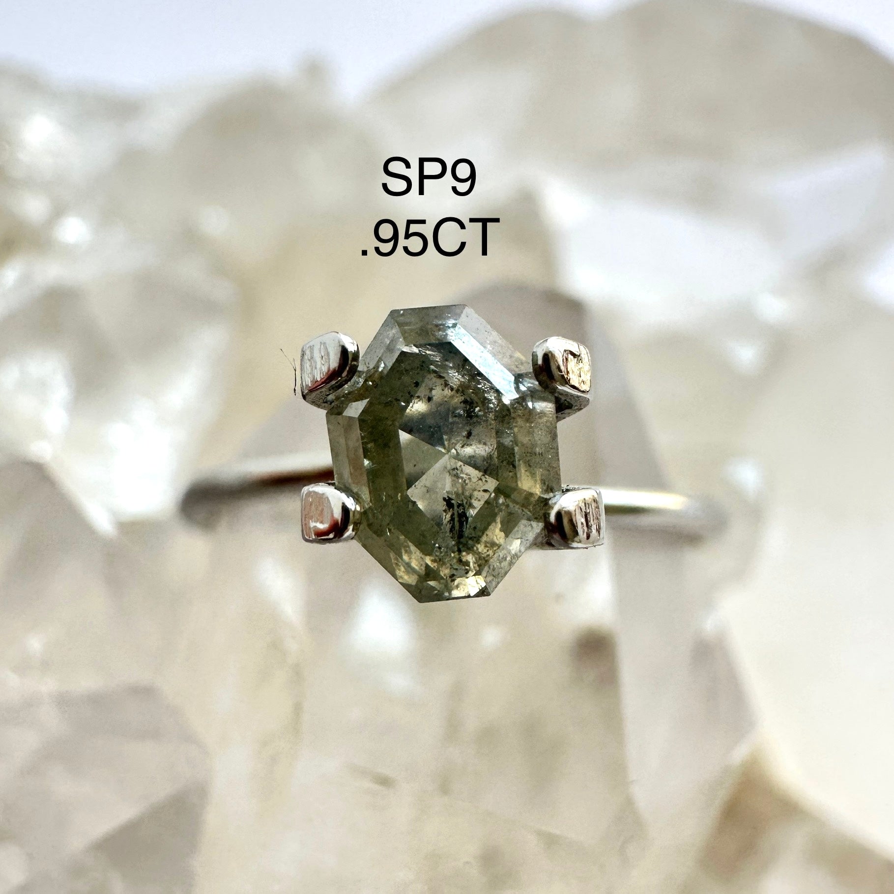 Design Your Own Custom Salt and Pepper Diamond Ring