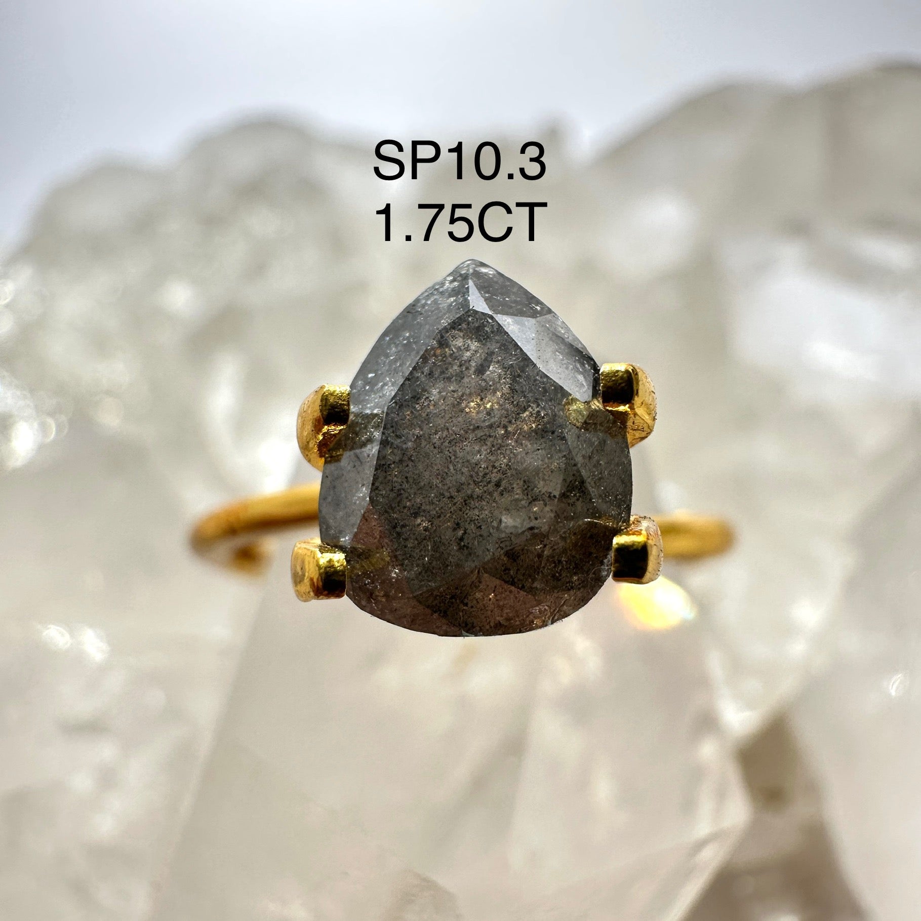 Design Your Own Custom Salt and Pepper Diamond Ring