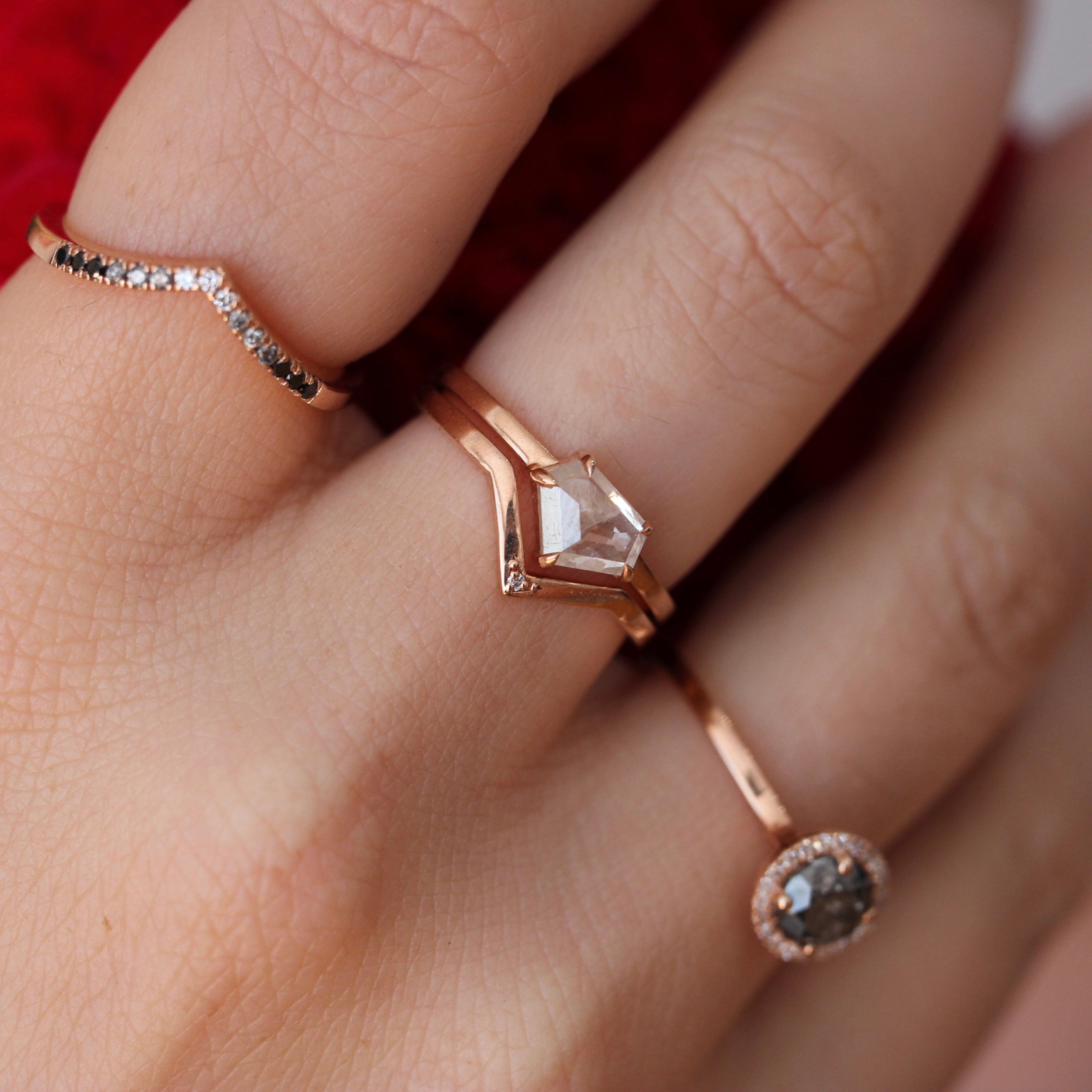 Bespoke - Diamond Gradient Ring - Rose Gold