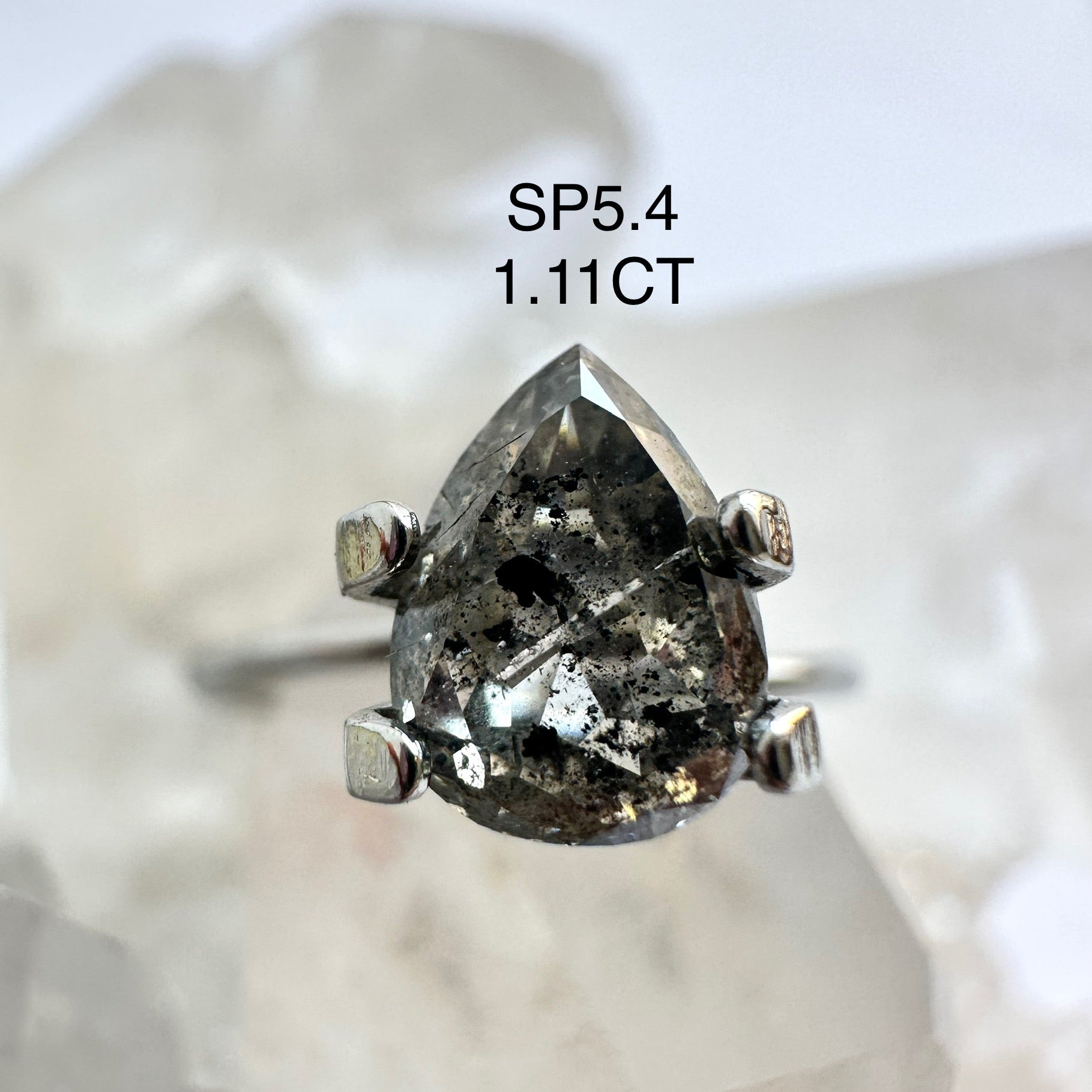 Design Your Own Custom Salt and Pepper Diamond Ring