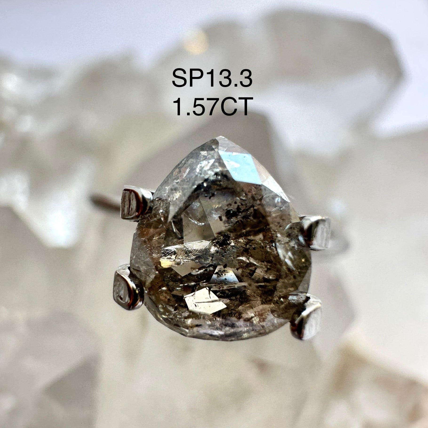 Design Your Own Custom Salt and Pepper Diamond Ring