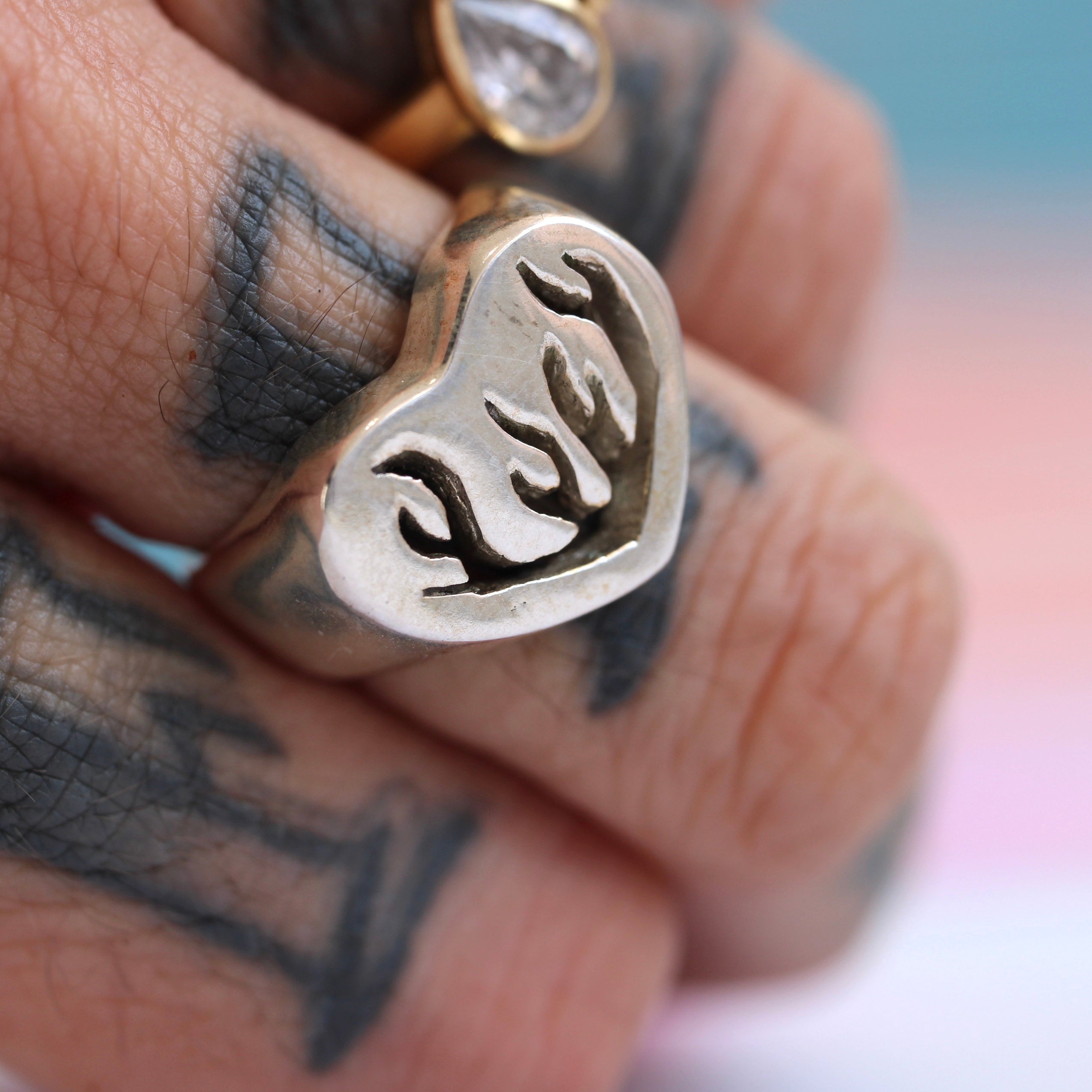 Hearts on Fire Signet ~ One Of A Kind