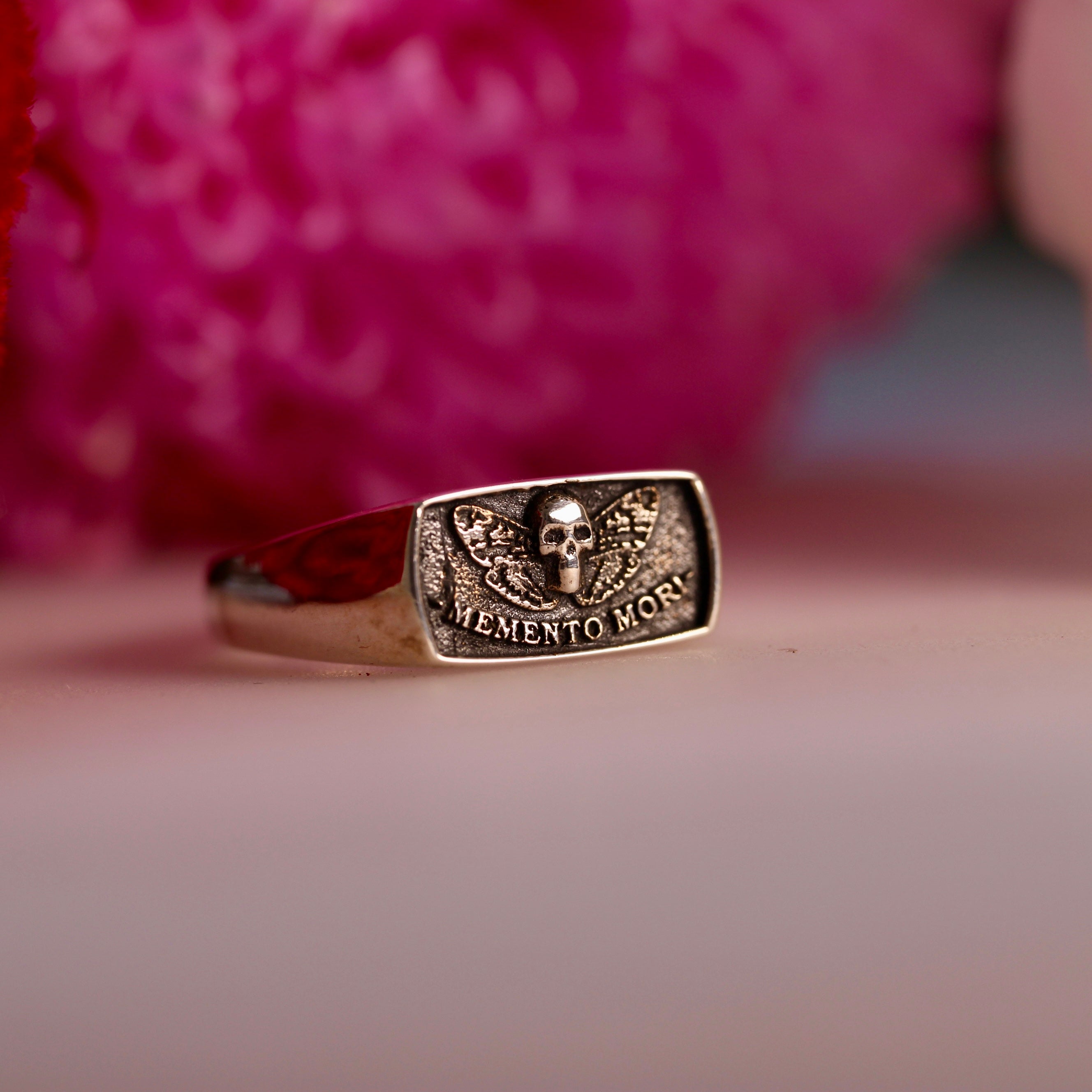 $ALE - Death Moth Ring - Memento Mori - Ready to Ship - Various Sizes