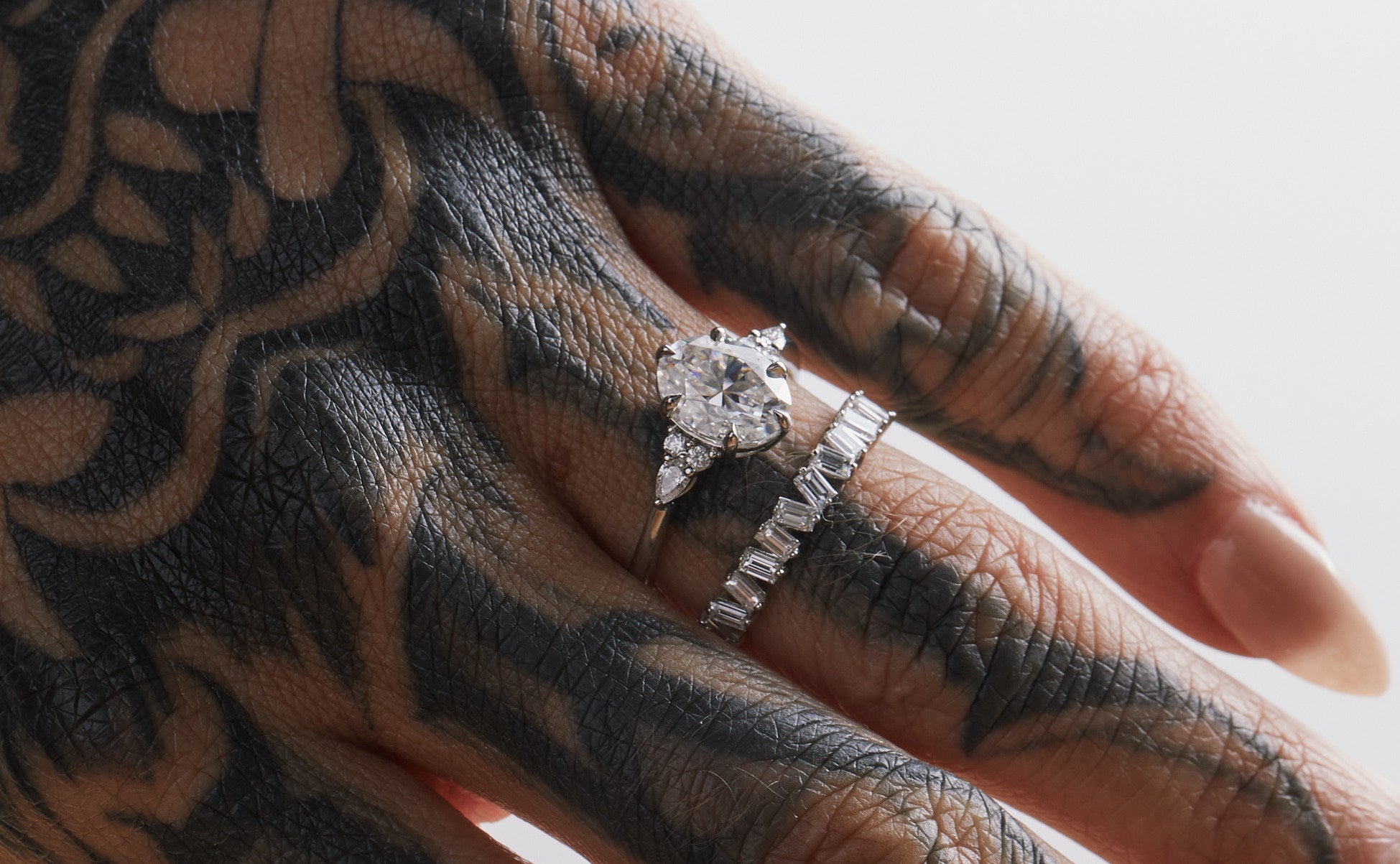 Why choose a low set engagement ring? 💍 Sitting more flush on the fin... |  custom engagement ring | TikTok