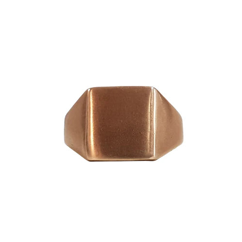 Square Signet - Rose Gold - Ready to Ship