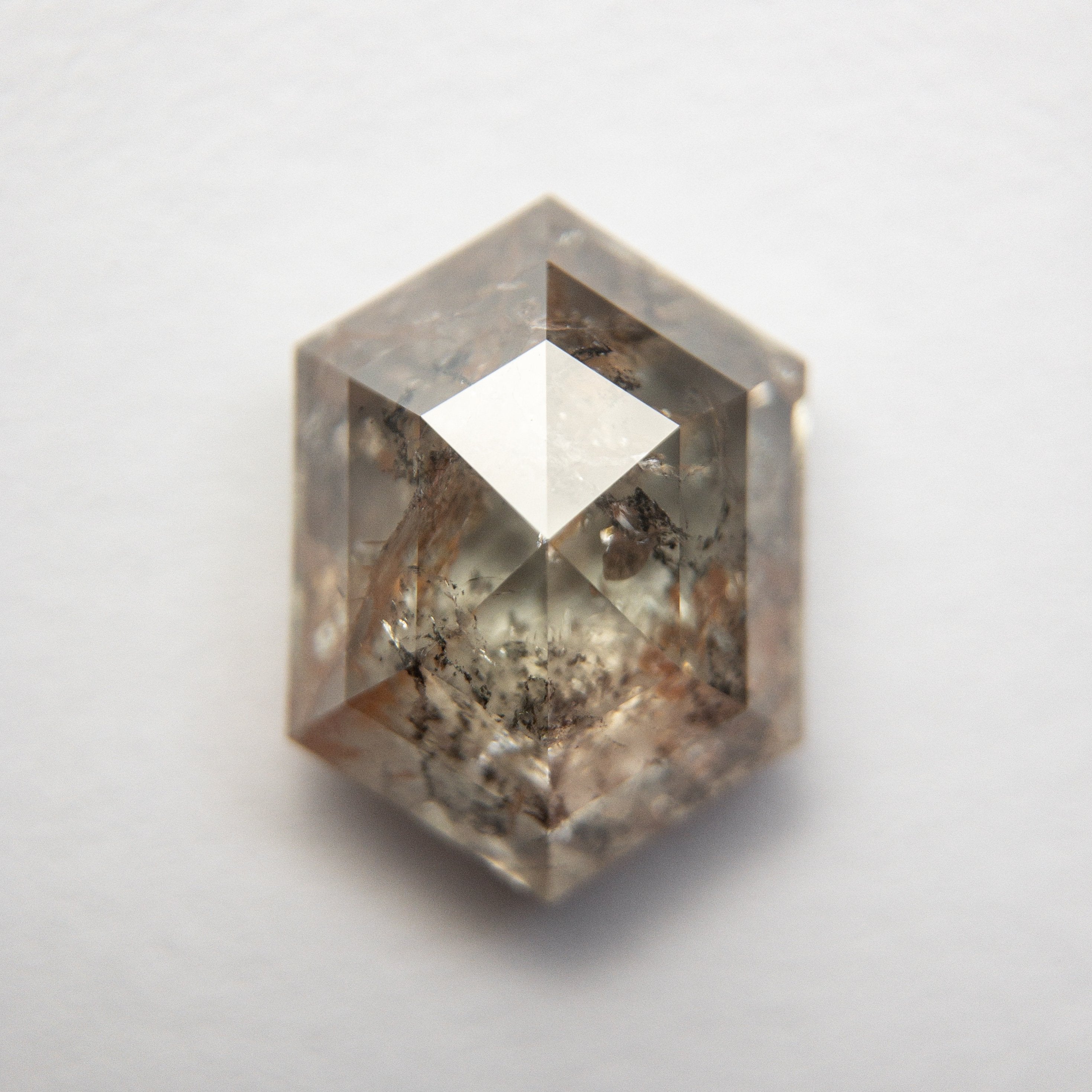 3.23ct 10.98x8.10x4.37mm Hexagon Rosecut 18523-26