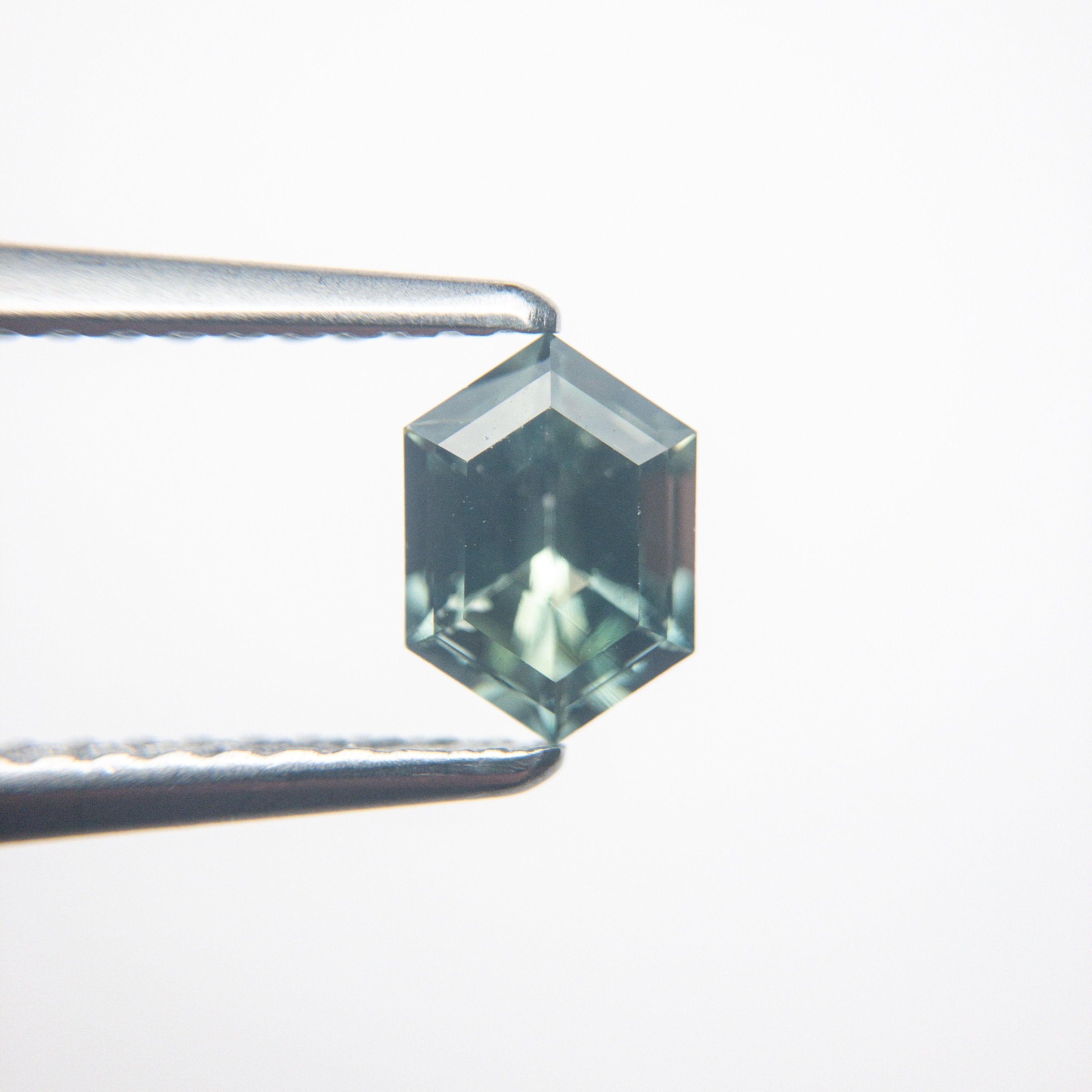 0.73ct 6.57x4.64x3.16mm Hexagon Step Cut Sapphire 18973-57