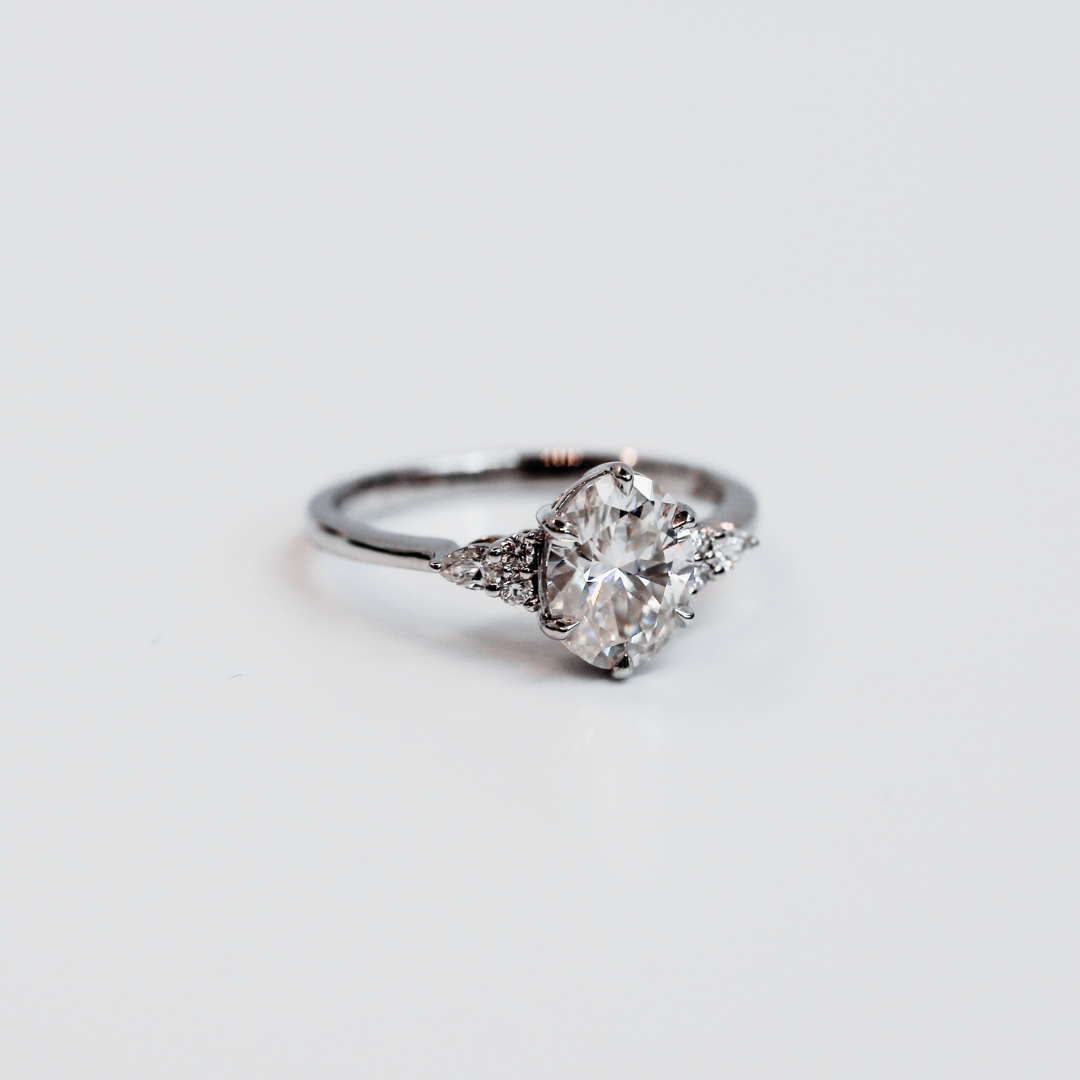 Yoki - Moissanite - White Gold - Ready to Ship